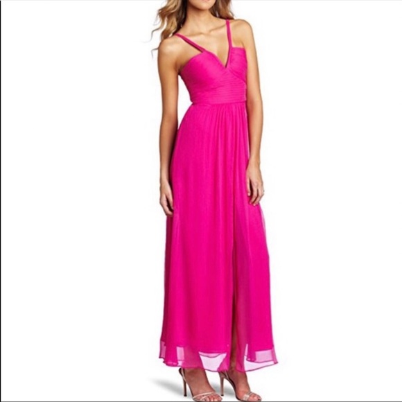 Fuscia Maxi Dress - Picture 1 of 4